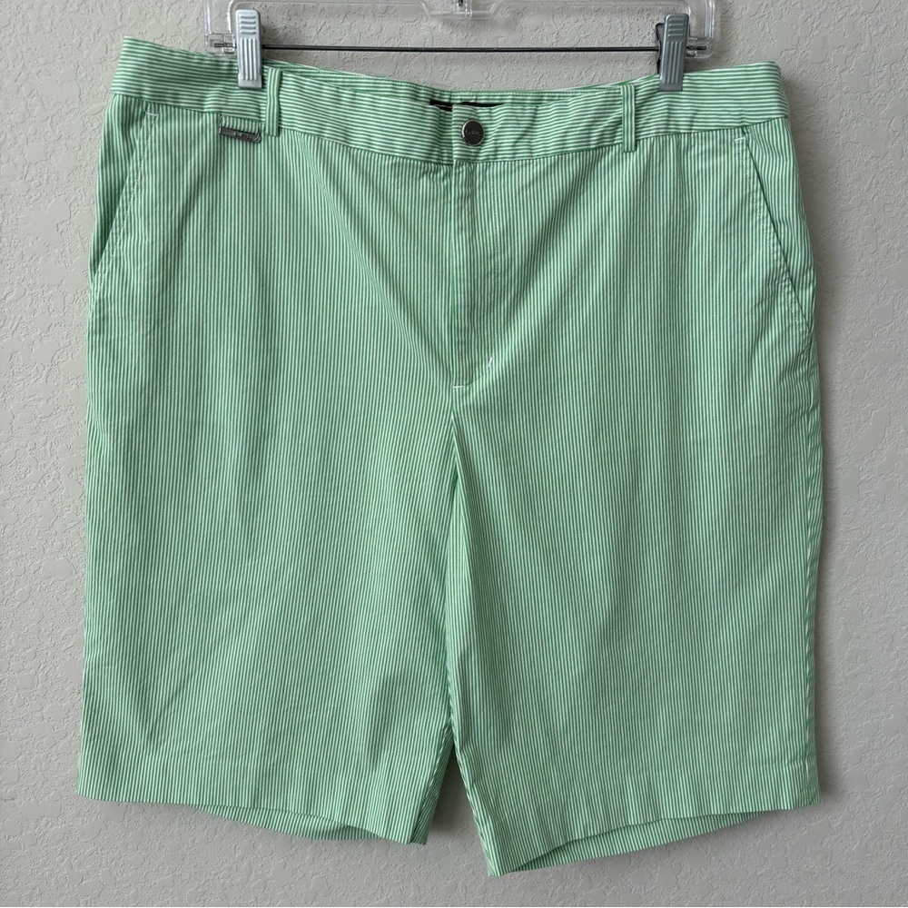 Ralph Lauren Active Striped Bermuda Shorts SZ 16